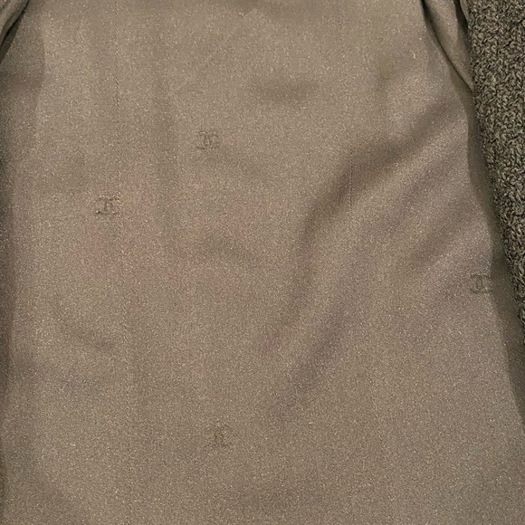 CHANEL JACKET/COAT beautiful vintage Chanel jacket/ coat black.silver CC buttons - Picture 10 of 12